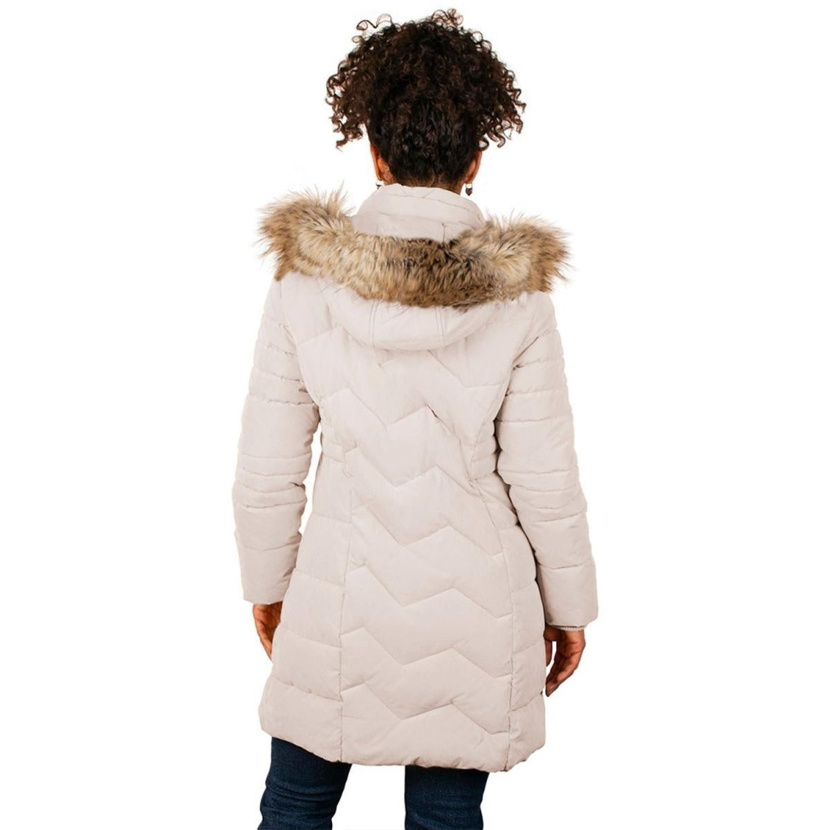 Chamarra Capitonada Con Gorro Desmontable para Mujer - Greenlander