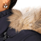 Chamarra Capitonada Con Gorro Desmontable para Mujer - Greenlander