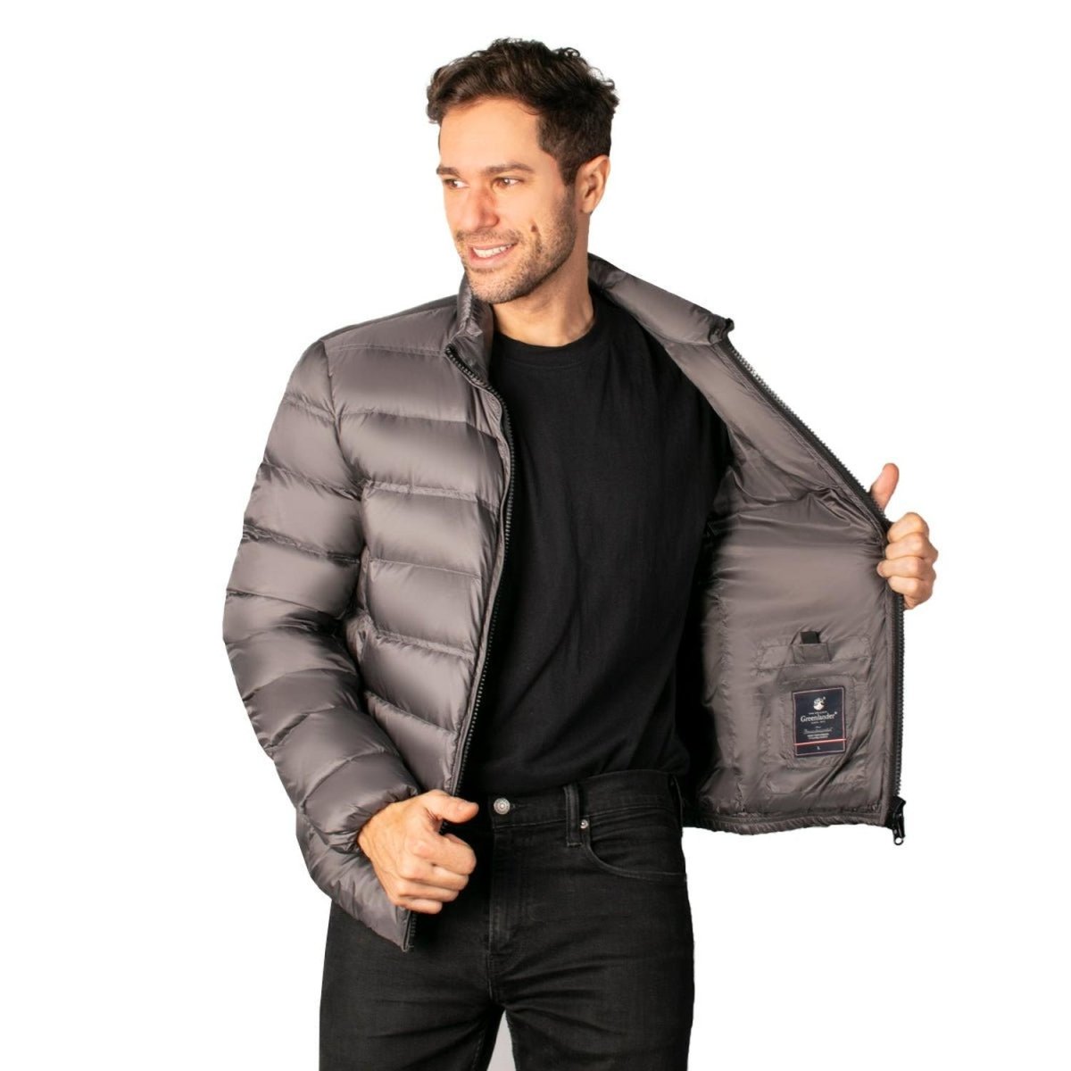 Chamarra Capitonada De Pluma Hombre - Greenlander