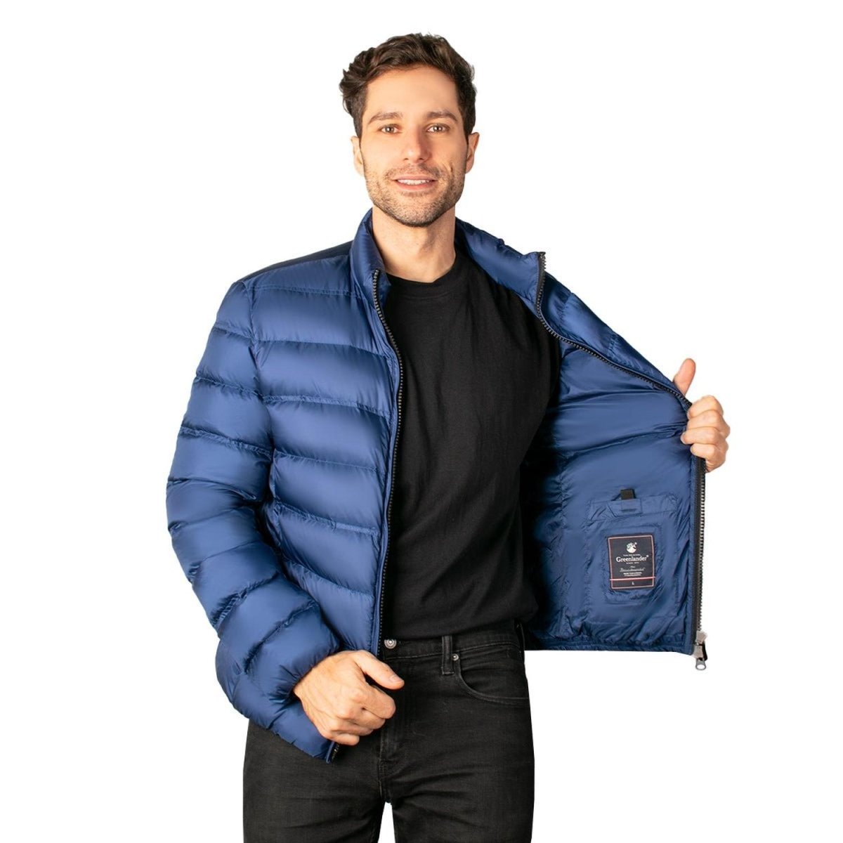 Chamarra Capitonada De Pluma Hombre - Greenlander