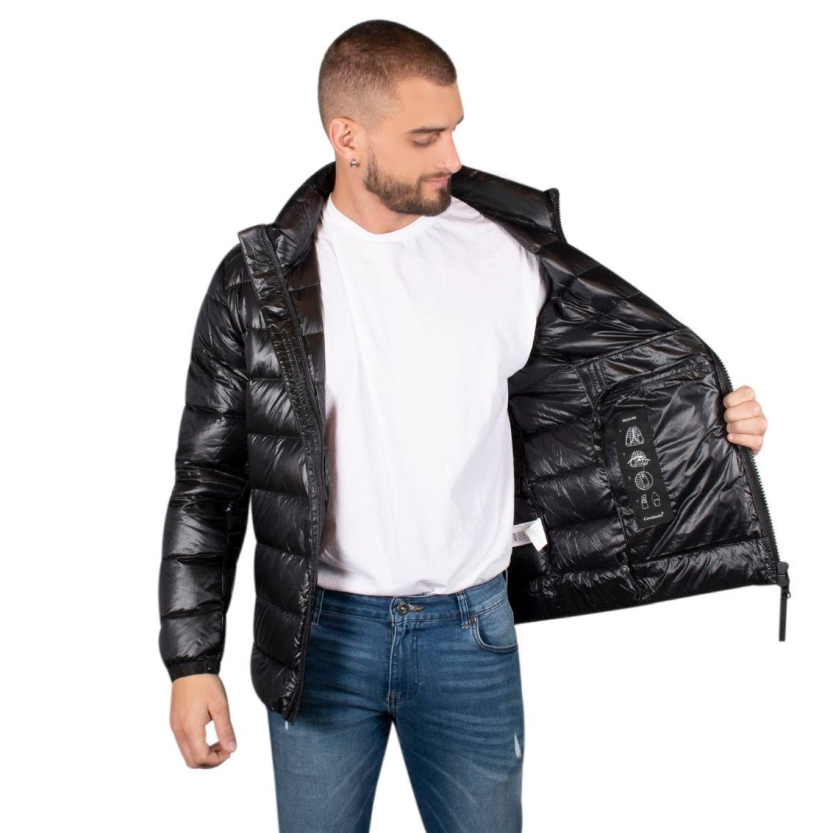 Chamarra Capitonada De Pluma Hombre Premium - Greenlander