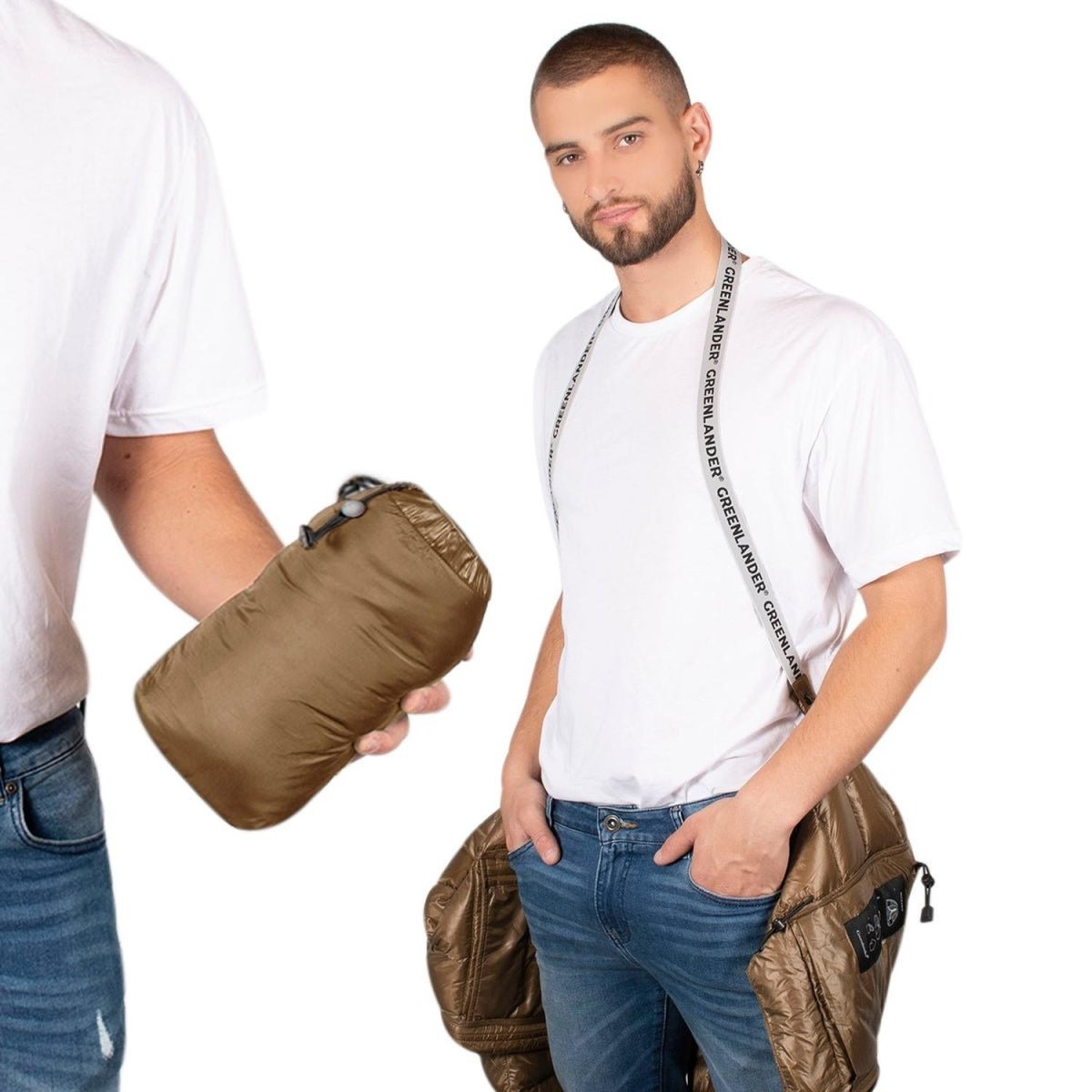 Chamarra Capitonada De Pluma Hombre Premium - Greenlander