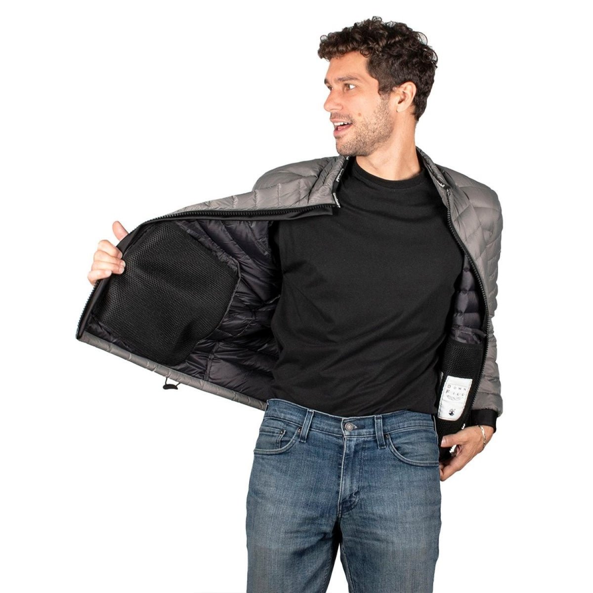 Chamarra Capitonada De Pluma Hombre Premium - Greenlander