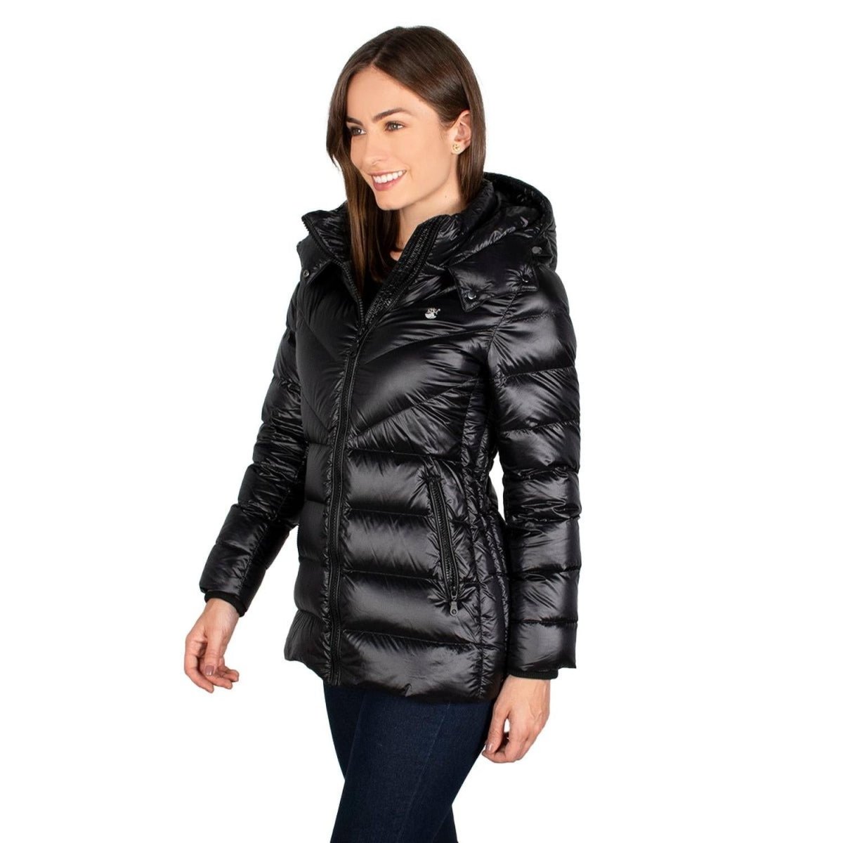 Chamarra Capitonada De Pluma Mujer Premium - Greenlander