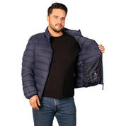 Chamarra Capitonada De Pluma Packable Hombre Plus Size - Greenlander