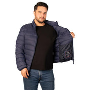 Chamarra Capitonada De Pluma Packable Hombre Plus Size - Greenlander