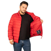 Chamarra Capitonada De Pluma Packable Hombre Plus Size - Greenlander