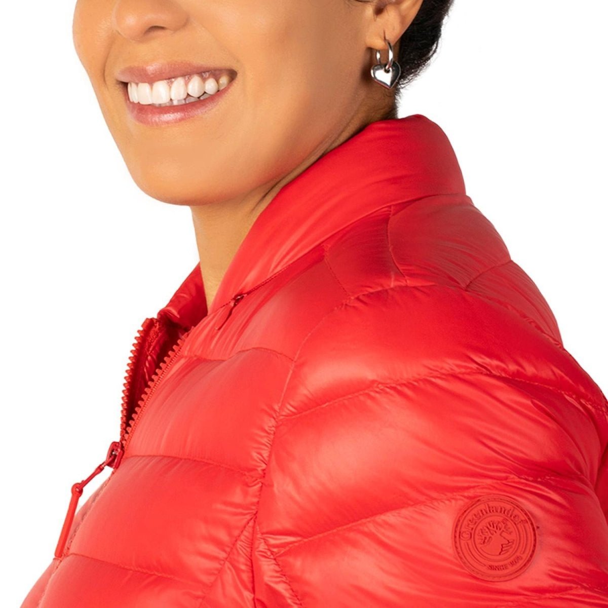 Chamarra Capitonada De Pluma Packable Mujer - Greenlander