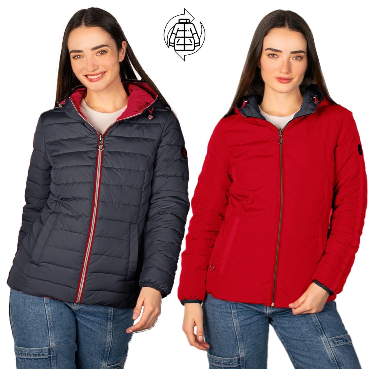 Chamarra capitonada doble vista Greenlander Mujer - Greenlander