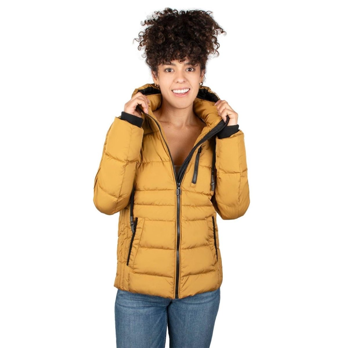 Chamarra Capitonada Gorro Ajustable Mujer - Greenlander