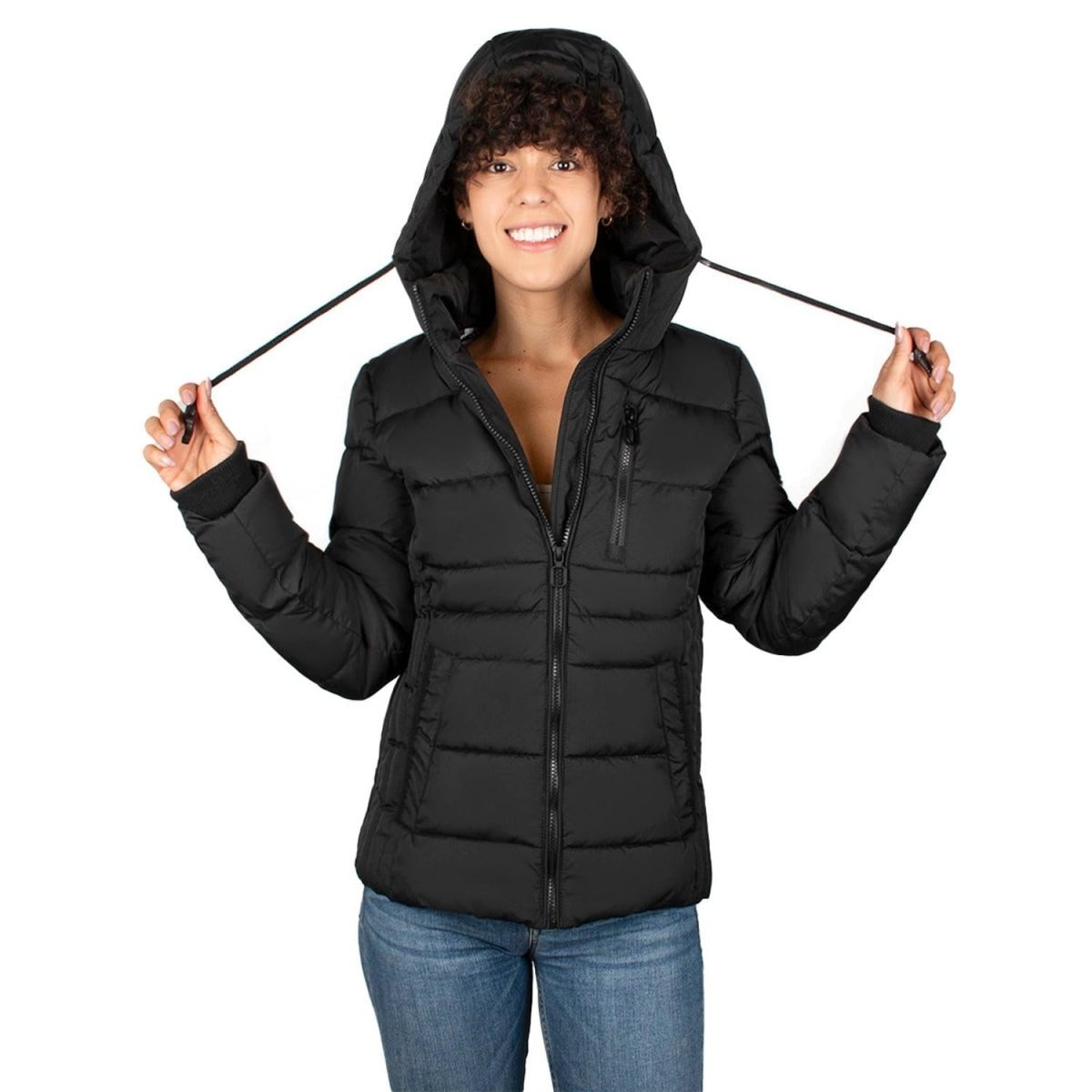 Chamarra Capitonada Gorro Ajustable Mujer - Greenlander