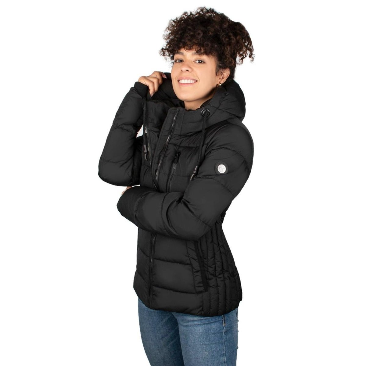 Chamarra Capitonada Gorro Ajustable Mujer - Greenlander