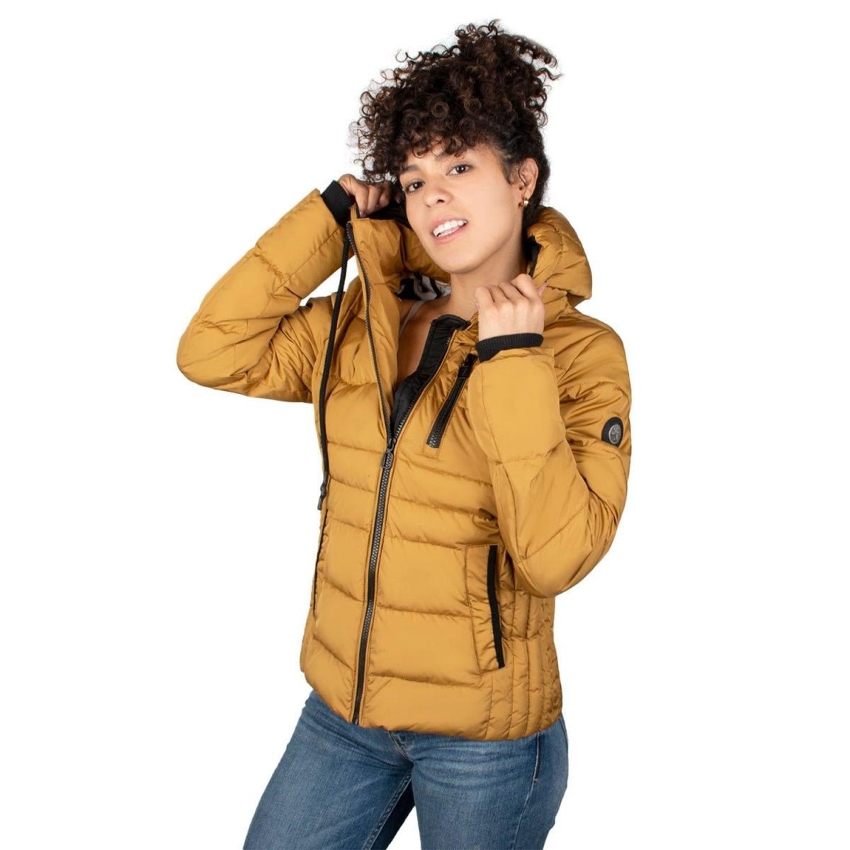 Chamarra Capitonada Gorro Ajustable Mujer - Greenlander