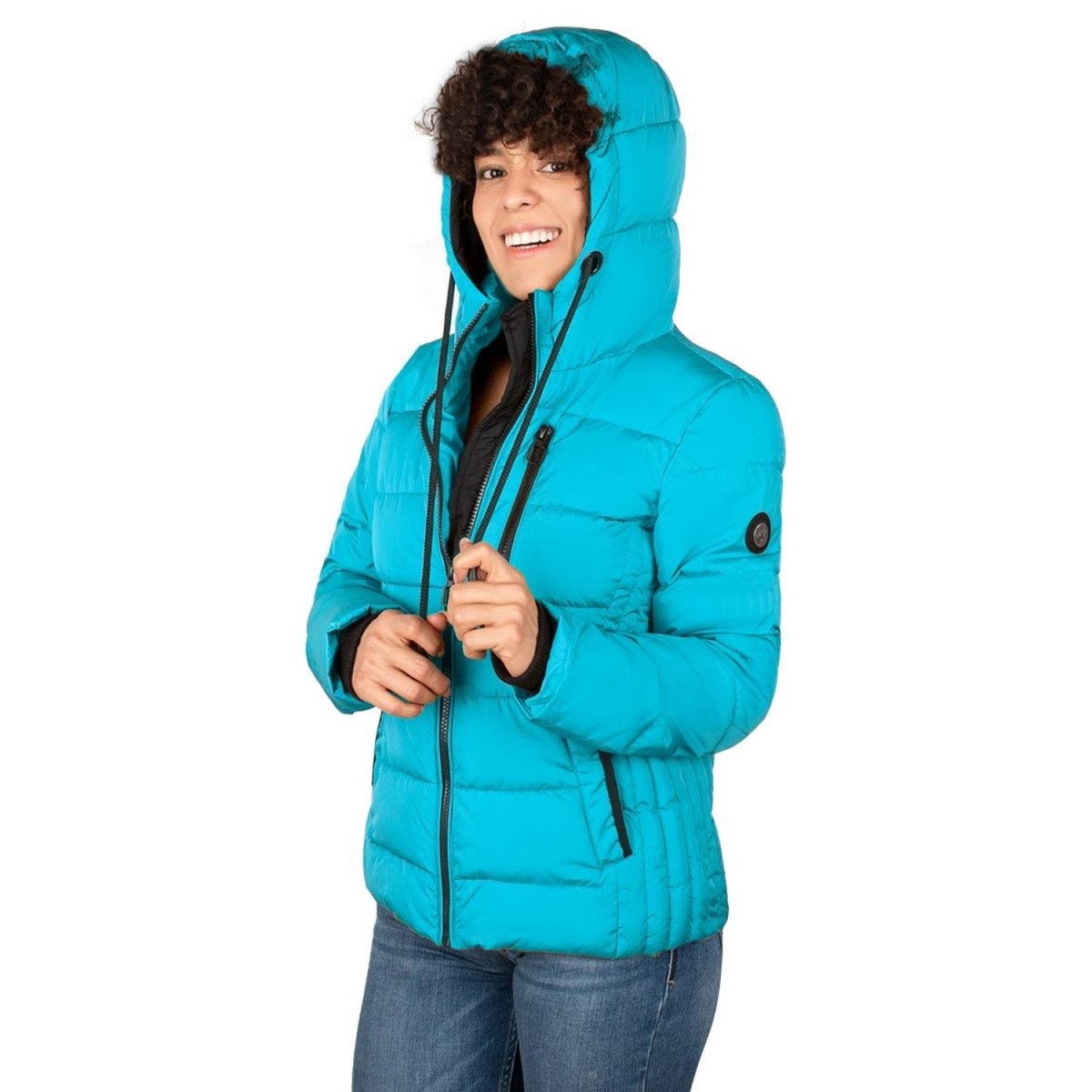 Chamarra Capitonada Gorro Ajustable Mujer - Greenlander