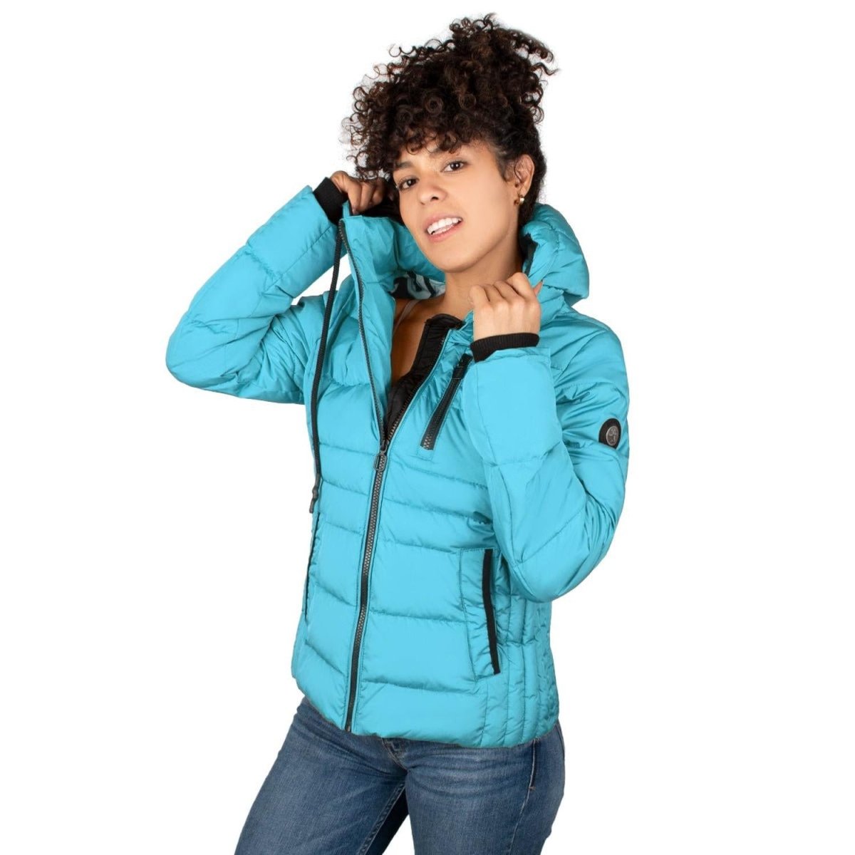 Chamarra Capitonada Gorro Ajustable Mujer - Greenlander