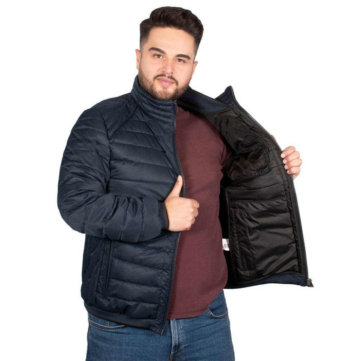 Chamarra Capitonada Hombre Plus Size - Greenlander
