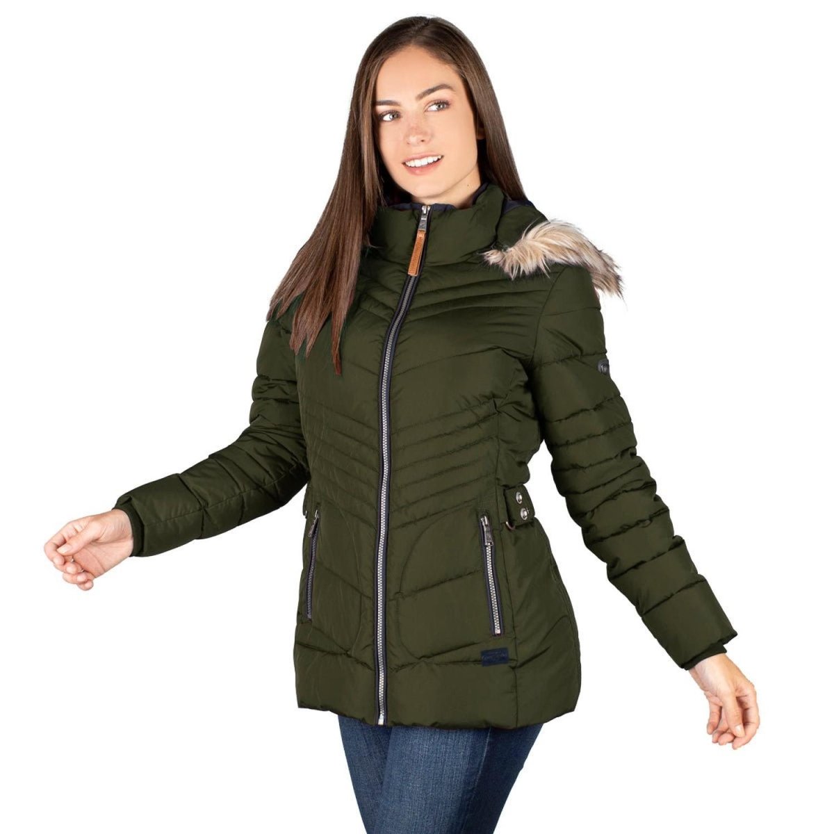 Chamarra Capitonada Mujer Premium - Greenlander