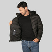 Chamarra capitonada para hombre con capucha desmontable Greenlander - Greenlander