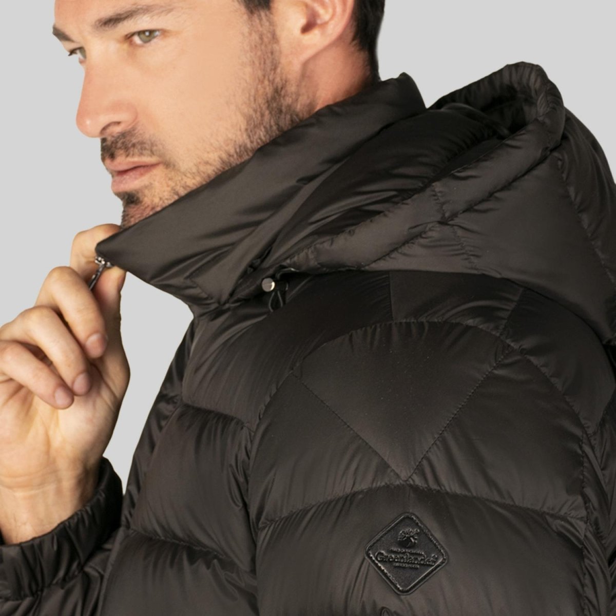 Chamarra capitonada para hombre con capucha desmontable Greenlander - Greenlander