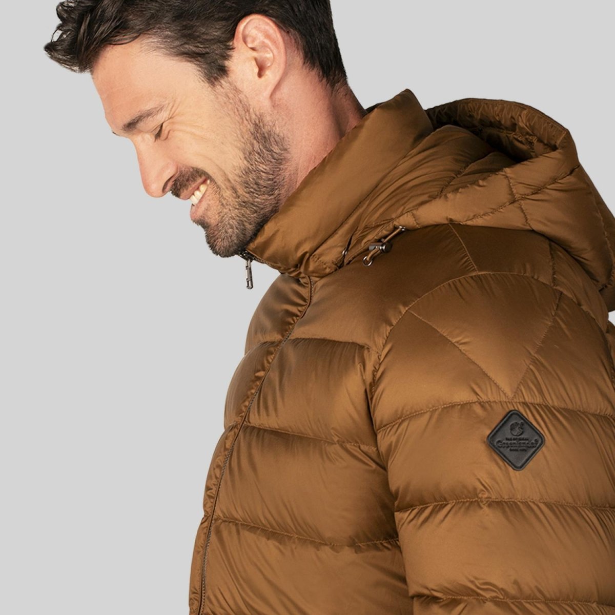 Chamarra capitonada para hombre con capucha desmontable Greenlander - Greenlander