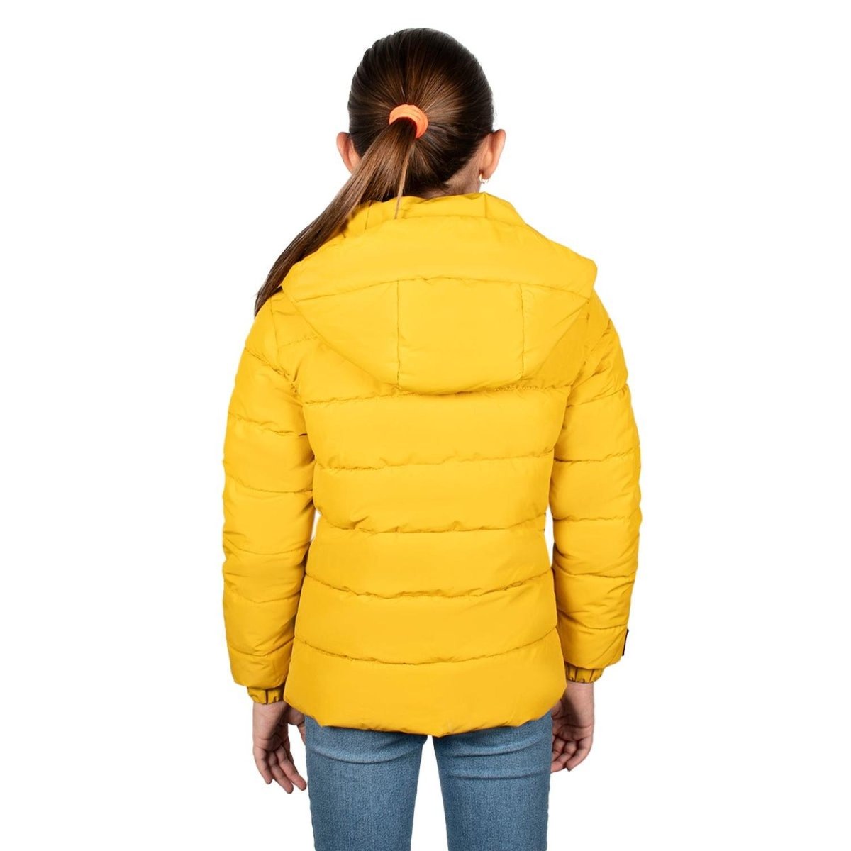 Chamarra Capitonada Para Niña Con Gorro Ajustable Greenlander - Greenlander