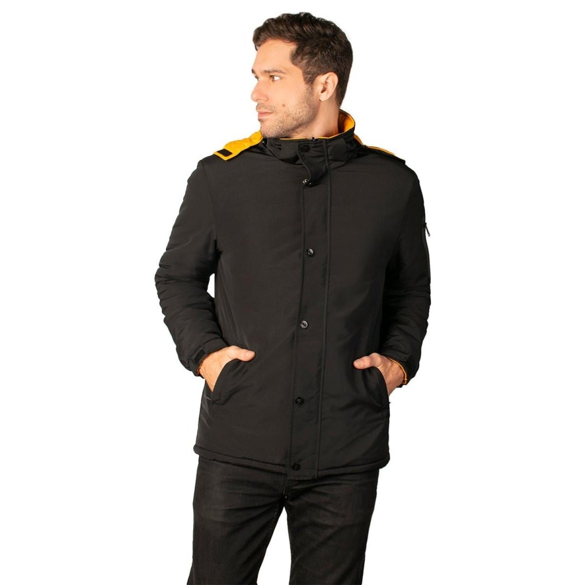 Chamarra Capitonada Reversible con Gorro Desmontable Greenlander Hombre - Greenlander