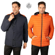 Chamarra Capitonada Reversible con Gorro Desmontable Greenlander Hombre - Greenlander