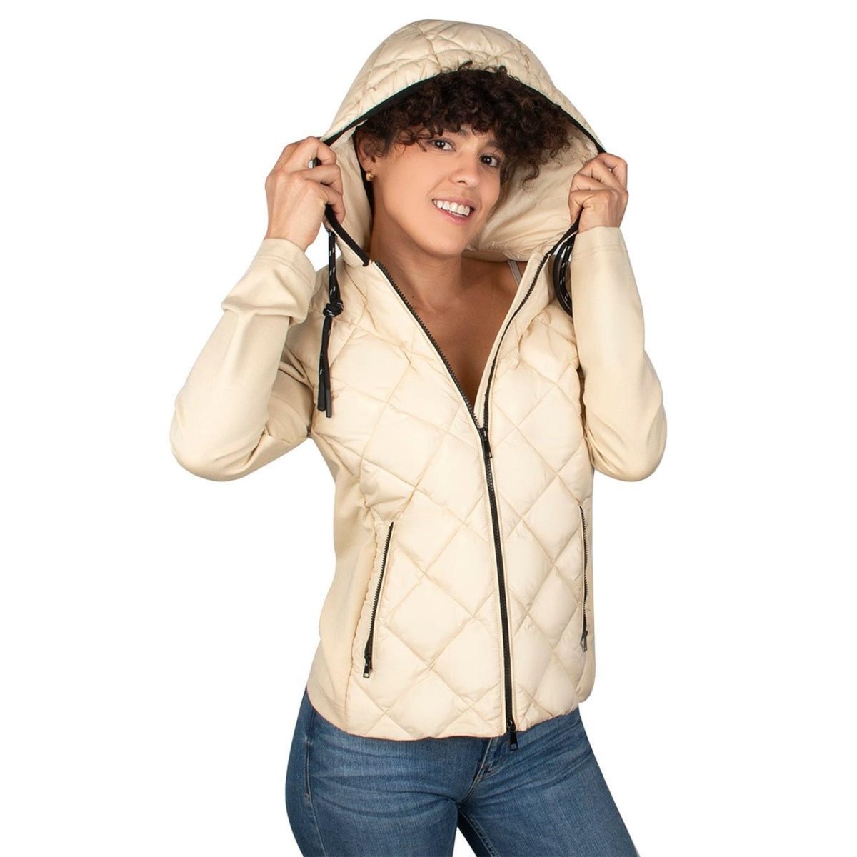 Chamarra Capitonada Rombos Mujer - Greenlander