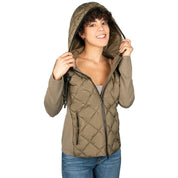 Chamarra Capitonada Rombos Mujer - Greenlander