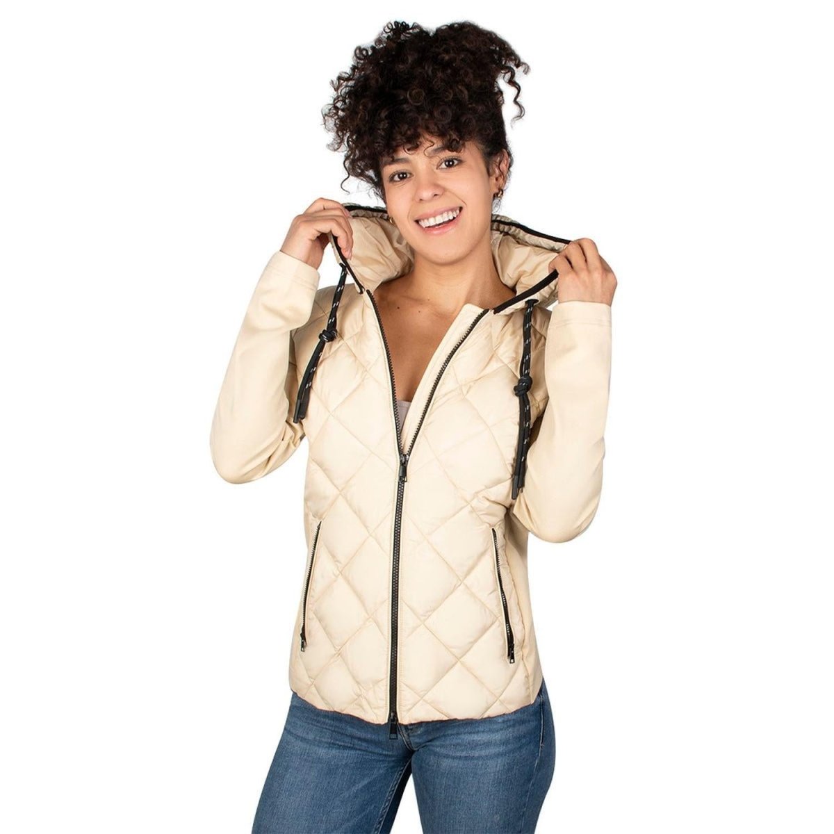 Chamarra Capitonada Rombos Mujer - Greenlander