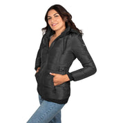 Chamarra Capucha Desmontable Mujer Premium - Greenlander