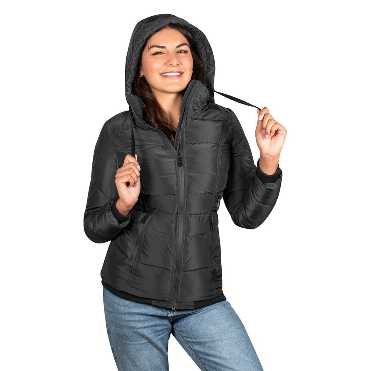 Chamarra Capucha Desmontable Mujer Premium - Greenlander