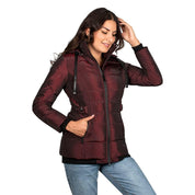 Chamarra Capucha Desmontable Mujer Premium - Greenlander