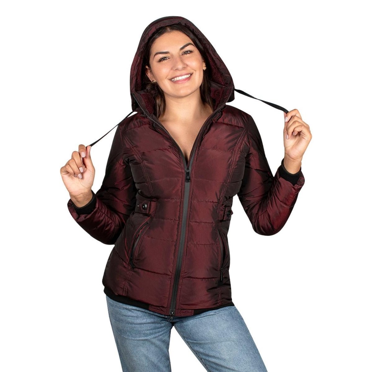 Chamarra Capucha Desmontable Mujer Premium - Greenlander