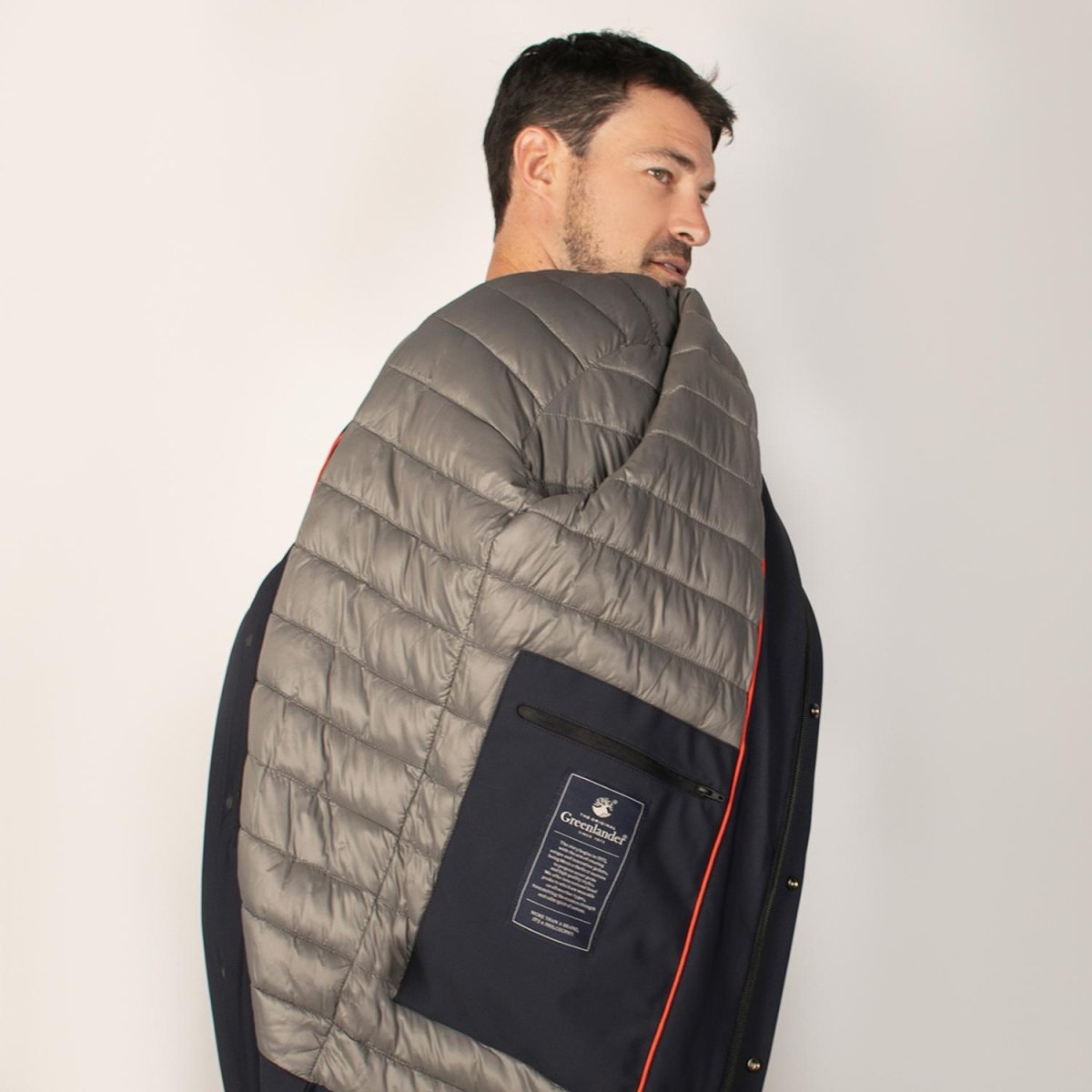 Chamarra con Capucha para hombre con bolsa interna Greenlander - Greenlander