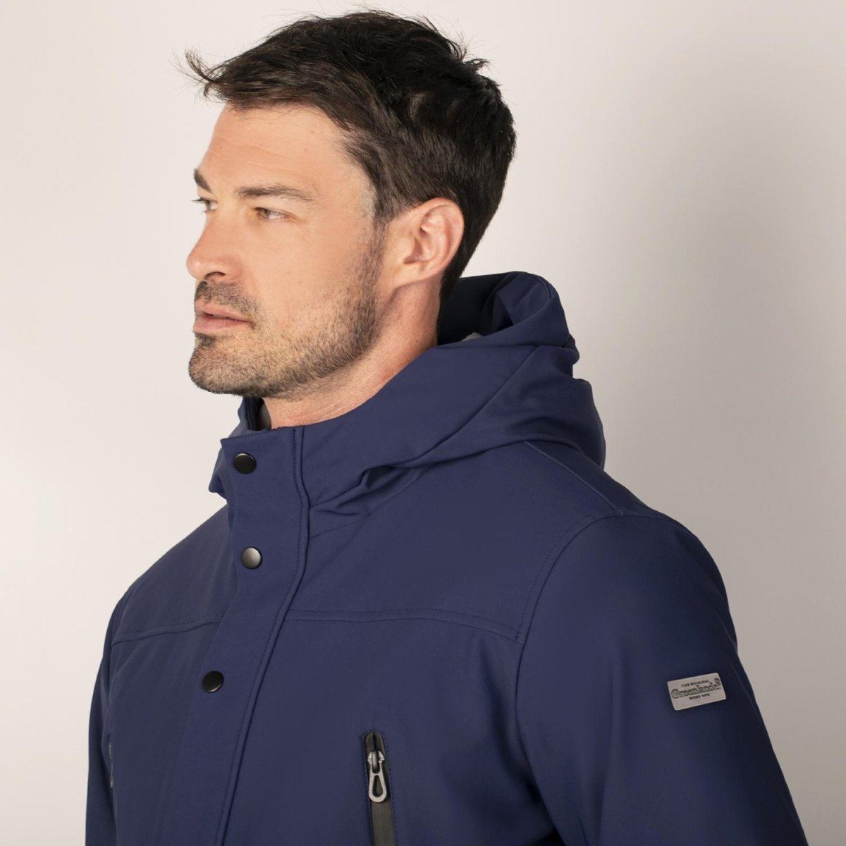 Chamarra con Capucha para hombre con bolsa interna Greenlander - Greenlander