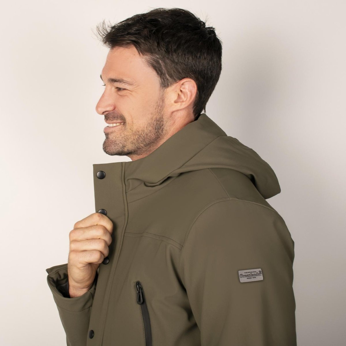 Chamarra con Capucha para hombre con bolsa interna Greenlander - Greenlander