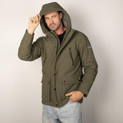 Chamarra con Capucha para hombre con bolsa interna Greenlander - Greenlander