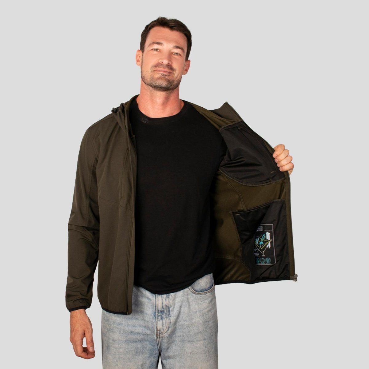 Chamarra con capucha para hombre con membrana impermeable Greenlander - Greenlander