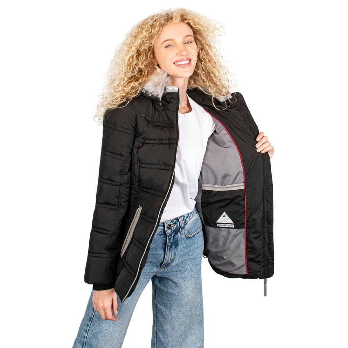 Chamarra Con Gorro Desmontable Fur Mujer Premium - Greenlander