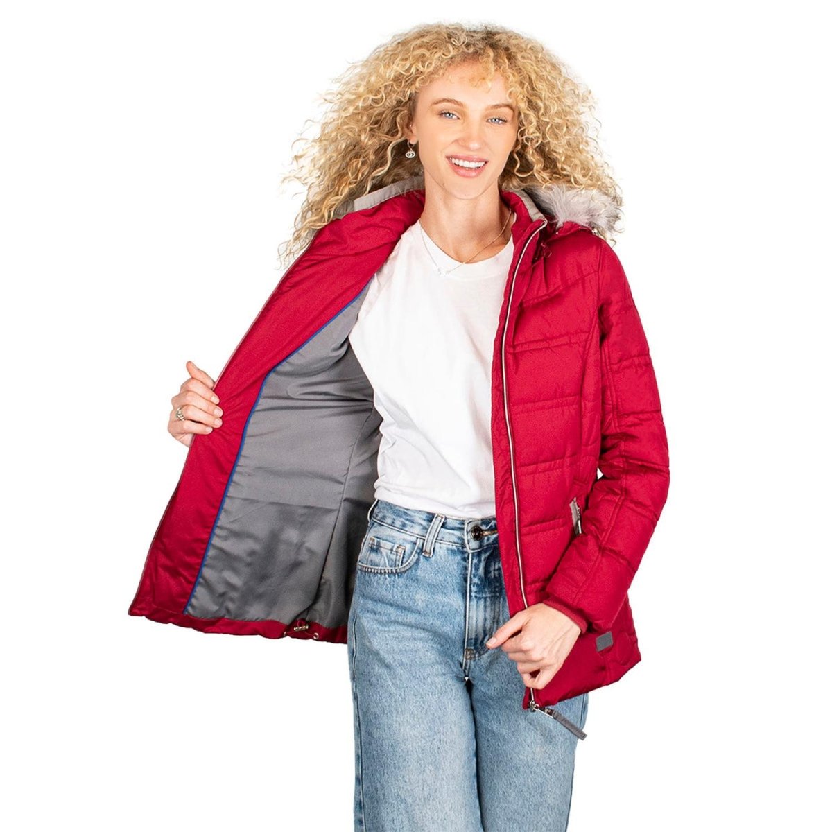 Chamarra Con Gorro Desmontable Fur Mujer Premium - Greenlander