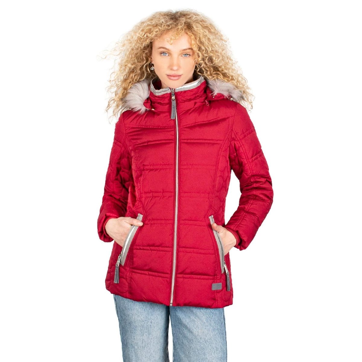 Chamarra Con Gorro Desmontable Fur Mujer Premium - Greenlander