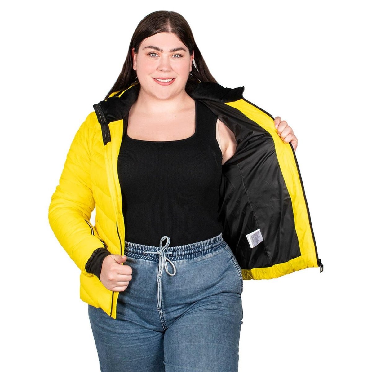 Chamarra Con Gorro Desmontable Mujer Plus Size - Greenlander