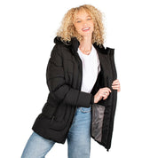 Chamarra Con Gorro Desmontable Mujer Premium - Greenlander