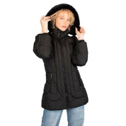 Chamarra Con Gorro Desmontable Mujer Premium - Greenlander