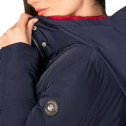 Chamarra Con Gorro Fijo y Forro Capitonado en Contraste Greenlander Mujer - Greenlander