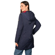 Chamarra Con Gorro Fijo y Forro Capitonado en Contraste Greenlander Mujer - Greenlander