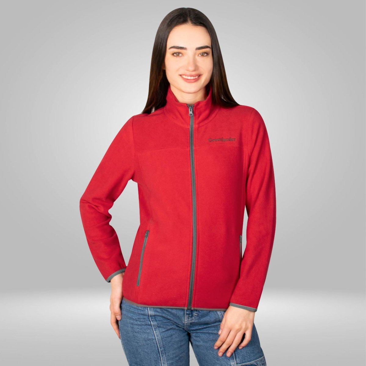 Chamarra de fleece para mujer con cuello alto y bolsillos Greenlander - Greenlander