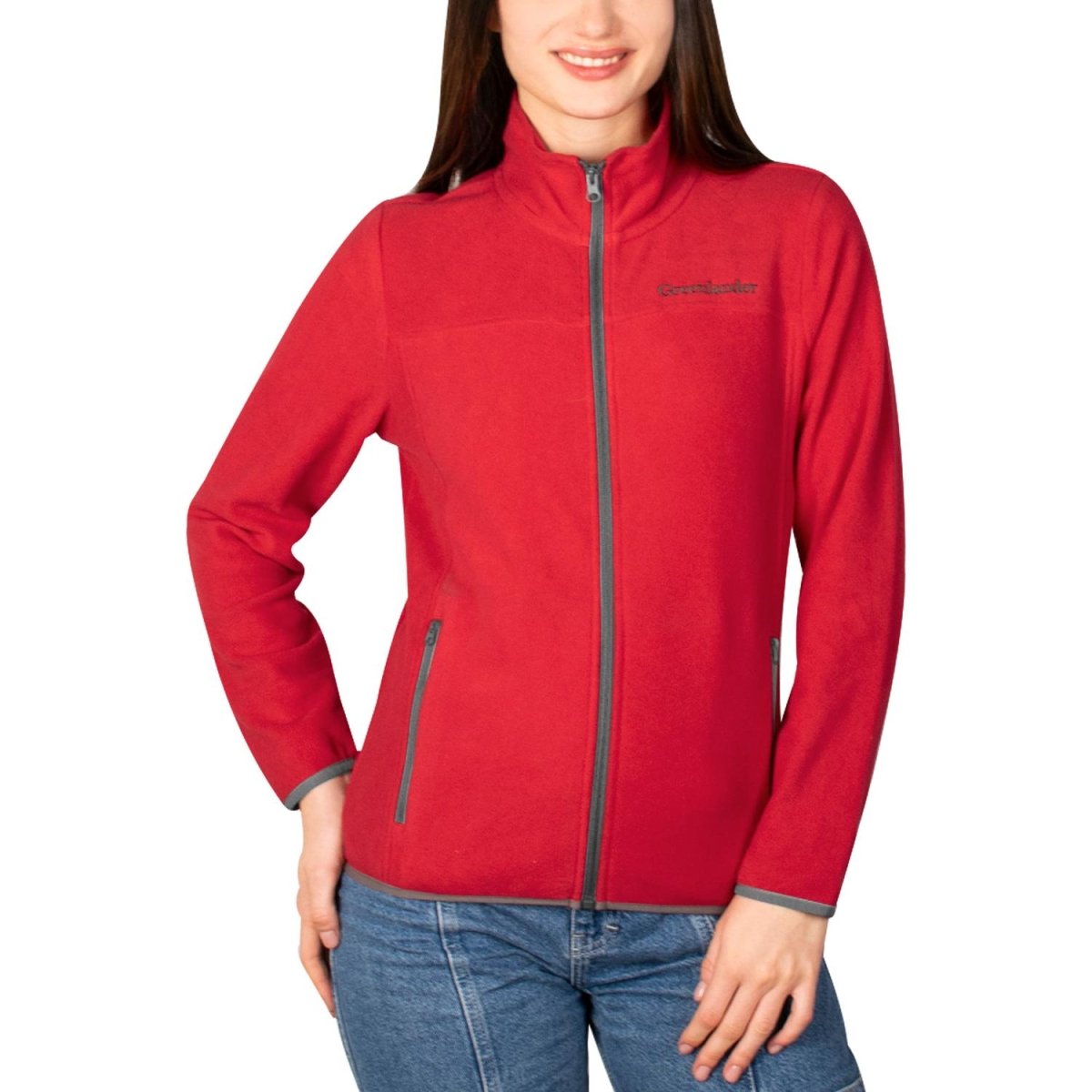 Chamarra de fleece para mujer con cuello alto y bolsillos Greenlander - Greenlander