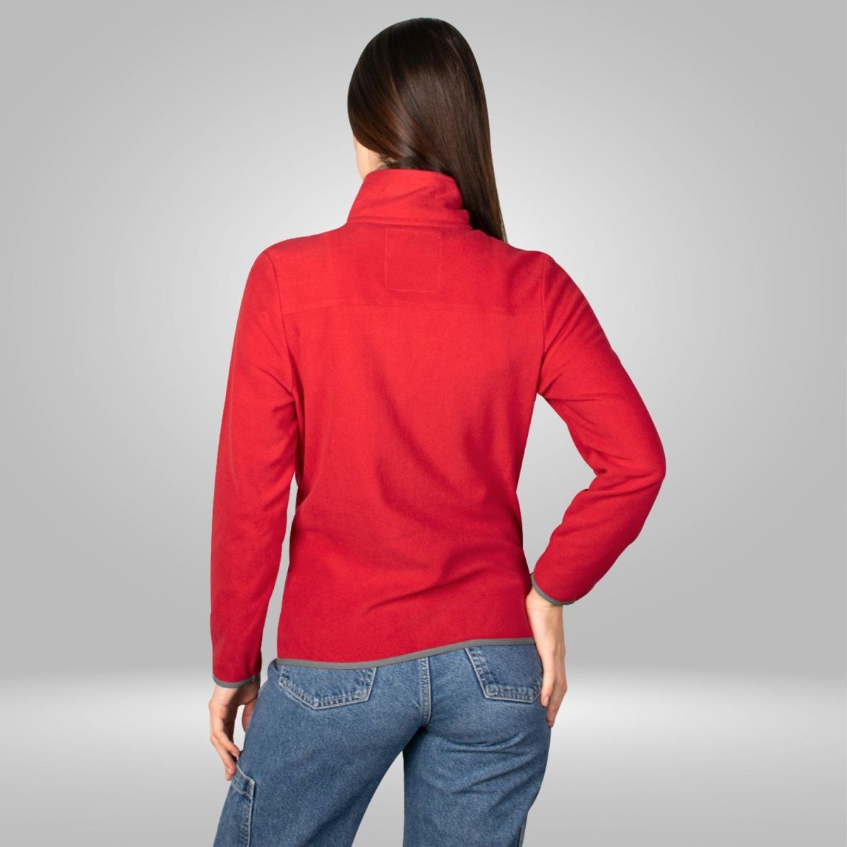 Chamarra de fleece para mujer con cuello alto y bolsillos Greenlander - Greenlander
